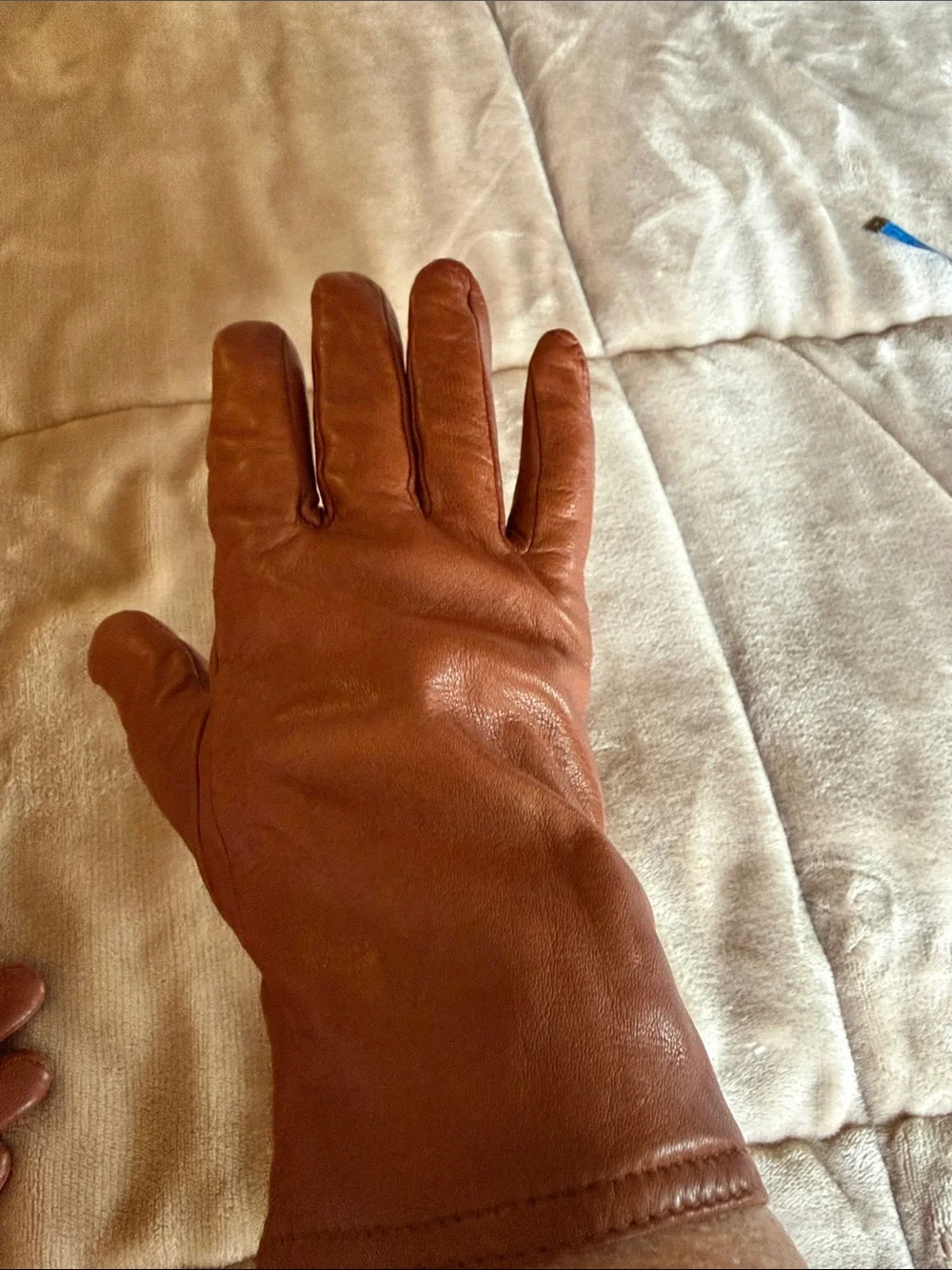 3M Thinsulate Brown Leather Gloves